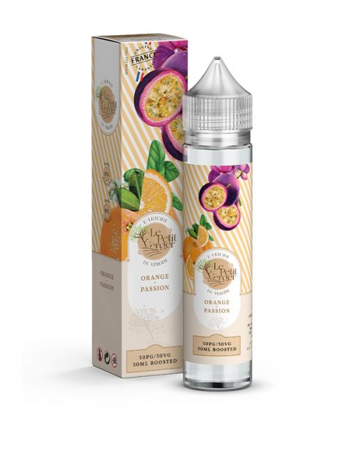 Eliquide Orange - Passion 50 ml Le petit verger