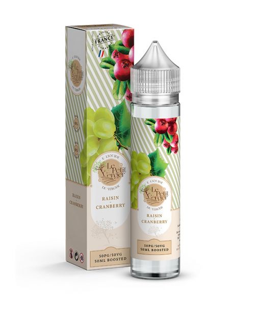 Eliquide Raisin - Cranberry 50 ml Le petit verger