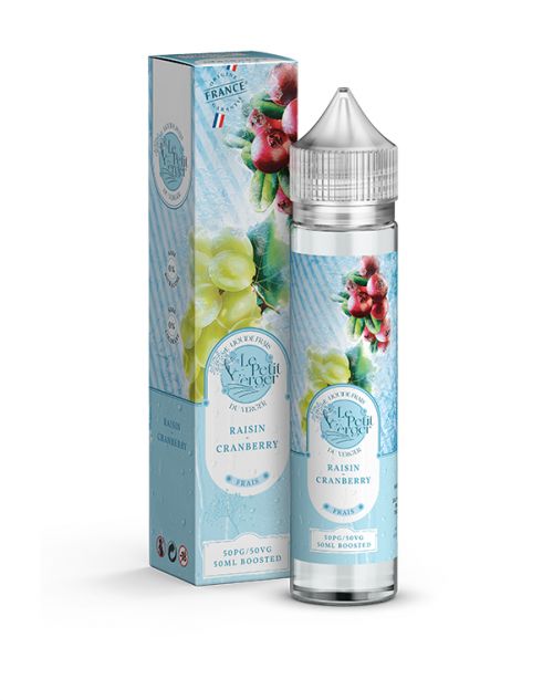 Eliquide Raisin - Cranberry Frais 50 ml Le petit verger