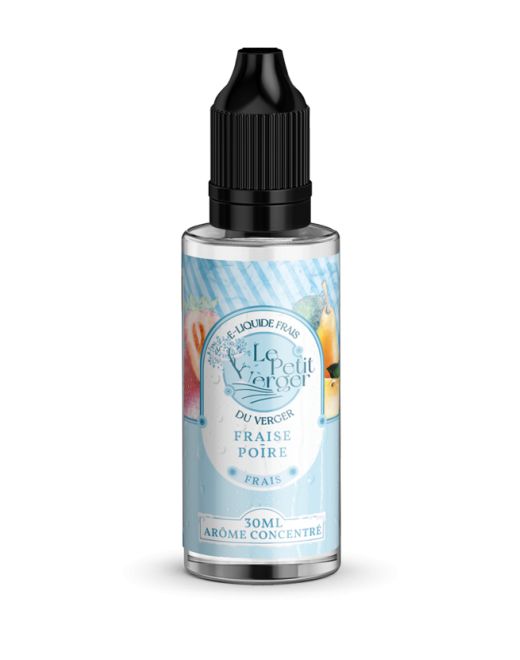 Eliquide Concentré Fraise - Poire 30 ml Le petit verger Eliquide Concentré Fraise - Poire 30 ml Le petit verger