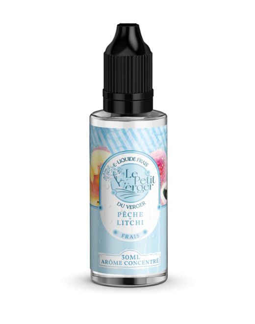 Eliquide Concentré Pêche - Litchi 30 ml Le petit verger Eliquide Concentré Pêche - Litchi 30 ml Le petit verger