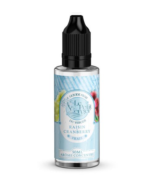 Eliquide Concentré Raisin - Cranberry 30 ml Le petit verger