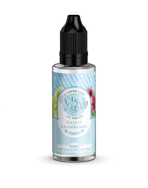 Eliquide Concentré Raisin - Cranberry 30 ml Le petit verger