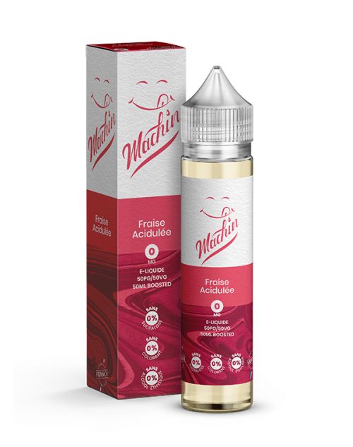 Eliquide Fraise Acidulée 50 ml Machin