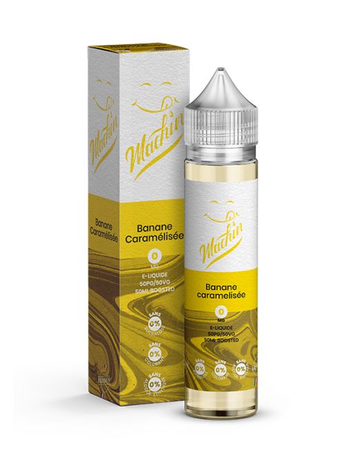 Eliquide Banane Caramélisée 50 ml Machin Eliquide Banane Caramélisée 50 ml Machin
